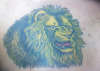 Dahli Lion tattoo