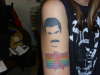 Freddie Mercury-Hot Space tattoo