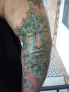Green Man tattoo