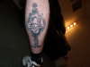 Mad clown tattoo