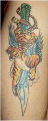 My first tattoo - tiger
