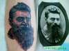 Ned Kelly Portrait tattoo