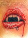 Vampire Mouth tattoo