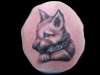 Wolf  pup tattoo