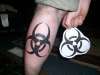 biohazard tattoo