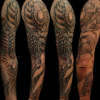 biological sleeve tattoo