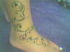 stars and swirls tattoo