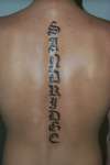 SANDRIDGE tattoo
