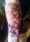 inside forarm tattoo