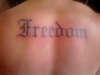 letters tattoo