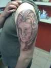 little wiking girl tattoo