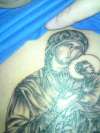 mary of perpetual help tattoo