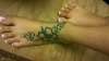 my hibiscus flower with design tattoo