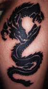 old school dragon tattoo
