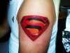 superman badge tattoo