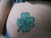 4 leaf tattoo