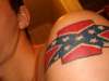 Chevy Bowtie Rebel Flag tattoo