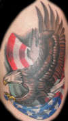 Eagle Flag tattoo