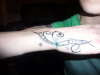 Hand tribal tattoo