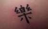 Happiness Kanji tattoo