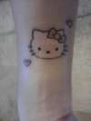 Hello Kitty Love tattoo