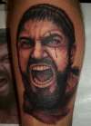 Leonidas from "300" tattoo