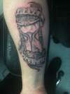 Never Enough Hourglass tattoo