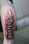 Pantera Leg ink tattoo