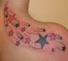 Shooting stars tattoo