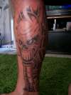 Skull bionics 2 tattoo