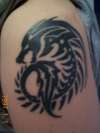 Tribal Dragon tattoo