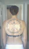 Vitruvian Woman tattoo