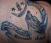 Wolf Tears tattoo