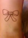 bow tattoo