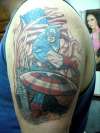 capitan america tattoo