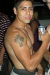 cross with my gmas name in it tattoo