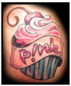 cup cake tattoo