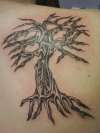 peace tree tattoo