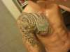 sleeve to date 4hrs left tattoo