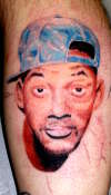 Will Smith portrait tattoo