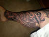Bio Leg tattoo