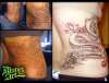 Daria's Dragon - Munch Art tattoo