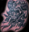 Demno skull tattoo