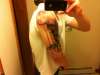 Half Sleeve Beginning - 15 year old tribal band cover up tattoo