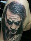 Heath Ledger's Joker tattoo