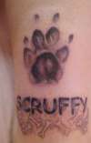 IN MEMORY OF MY DOG tattoo