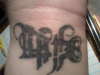 Life/Death Ambigram tattoo