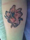 Lilly Flower tattoo