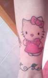 MY HELLO KITTY (MEOWWW) tattoo