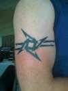 Metallica Ninja Star Tattoo tattoo